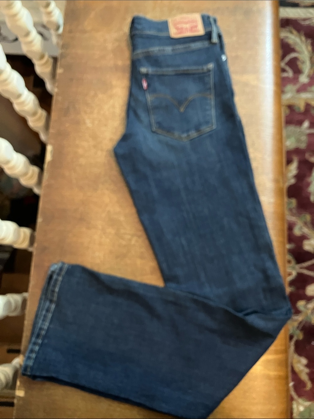 Levi's Women’s  Dark Indigo Straight Jeans